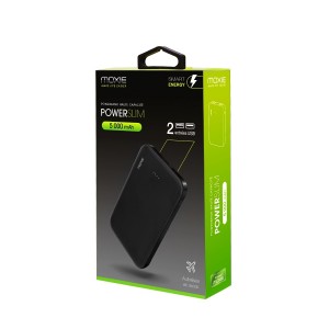 5000mAh  black powerbank