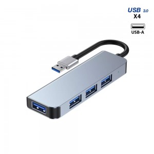 USB-A Hub with  4 ports USB 3.0