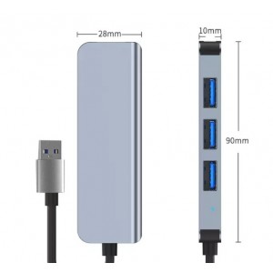 USB-A Hub with  4 ports USB 3.0