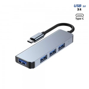 Hub USB-C avec 4 ports USB 3.0