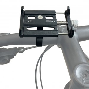 Bike and scooter holder in aluminium  for smartphone up to 7"
