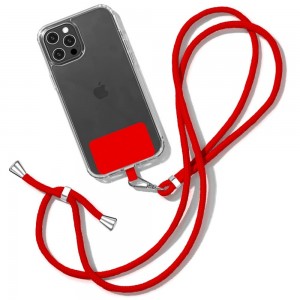 Tour de cou universel pour smartphone - rouge