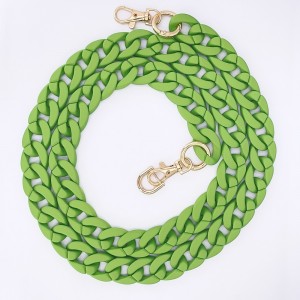 Chaine grosse maille avec pad universel - serie IBIZA - VERT - 1.2M