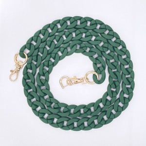 Chaine grosse maille avec pad universel - serie IBIZA - PIN VERT-1.2M