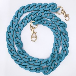 Chaine grosse maille avec pad universel - serie IBIZA -TURQUOISE-1.2M