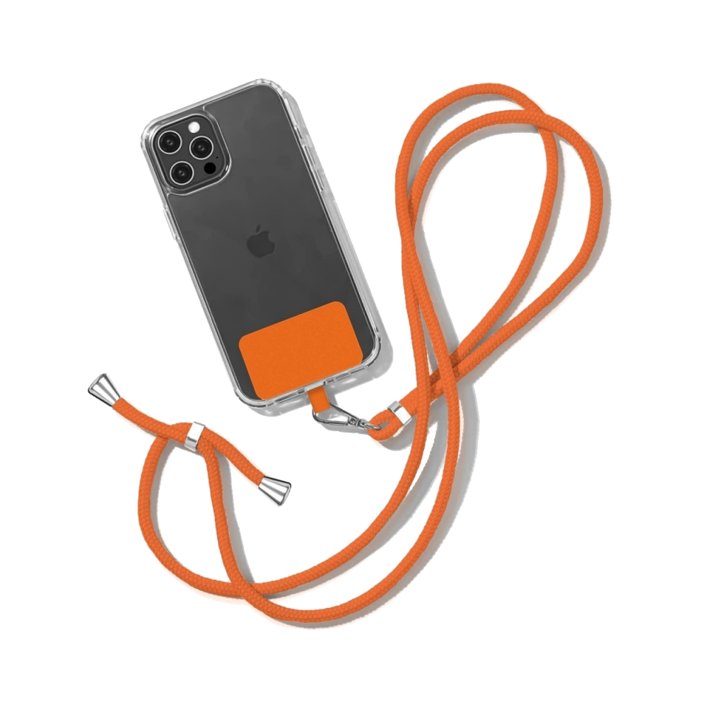 Tour de cou universel pour smartphone - Orange