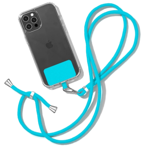 Tour de cou universel pour smartphone - bleu clair