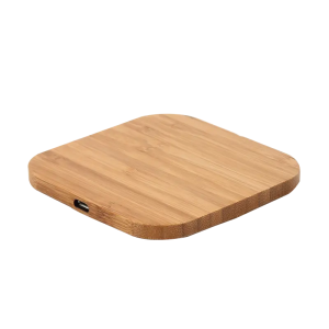 5W square bamboo induction charger