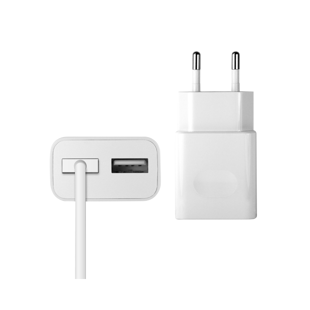 Chargeur Secteur Moxie Duo charge rapide avec 2 Entrées USB - Blanc