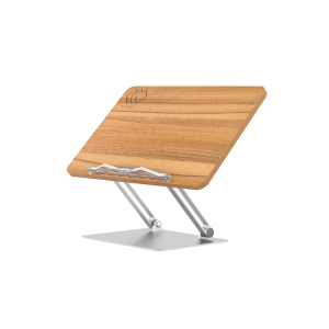 Wooden  and aluminium Stand for noebook and tablets