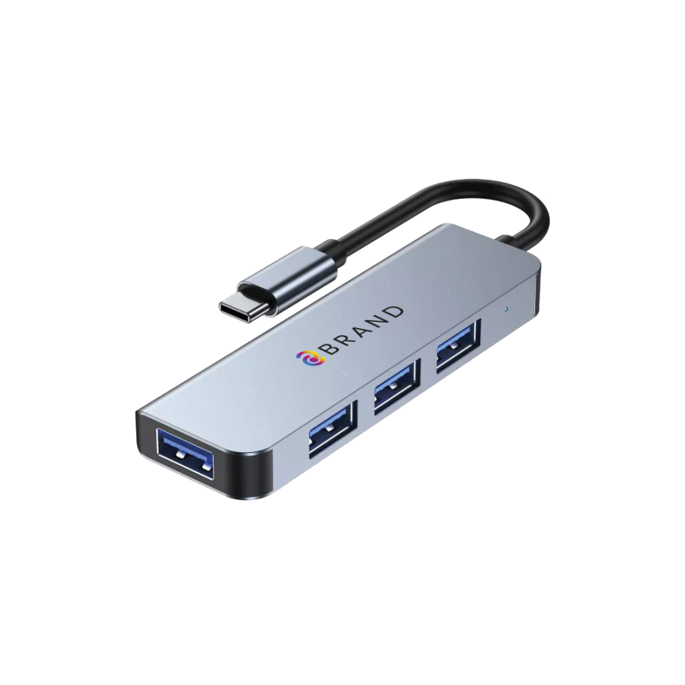 Hub USB-C avec 4 ports USB 3.0