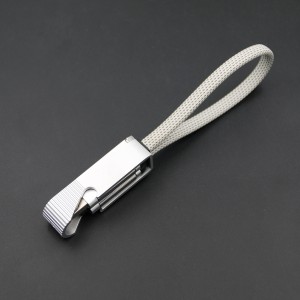 Porte clef ouvre bouteille avec cable data Type-C / lightning