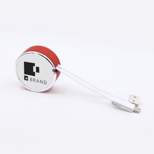 3 in 1 retractable cable  data + Storage box