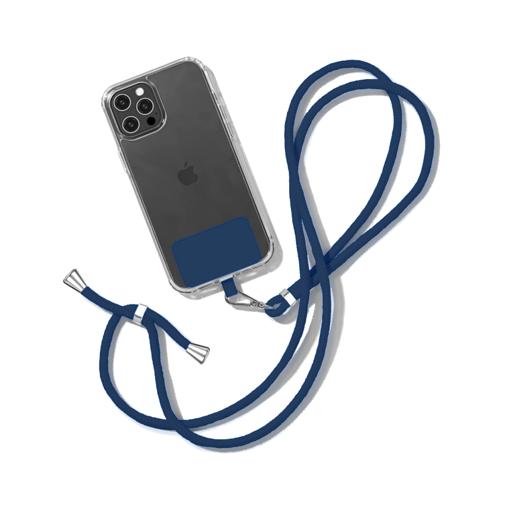 Tour de cou universel pour smartphone - Bleu foncé