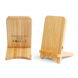 Bamboo Induction Charger stand