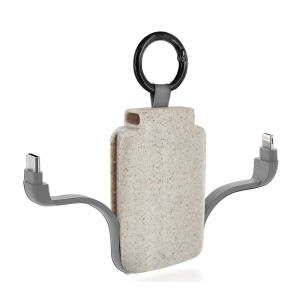 copy of Eco friendly Keychain Mini Power Bank  2000mah Dual USB Portable Charger