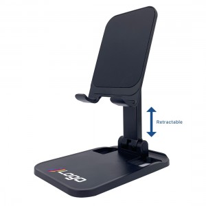 Support de bureau pliable et telescopique pour Smartphones et tablettes - Noir