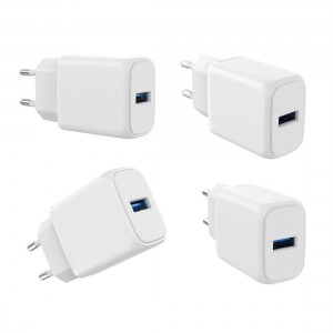 Chargeur Secteur 2.4A  Fast charge - 1 sortie USB - norme CE ROHS - Sous packaging