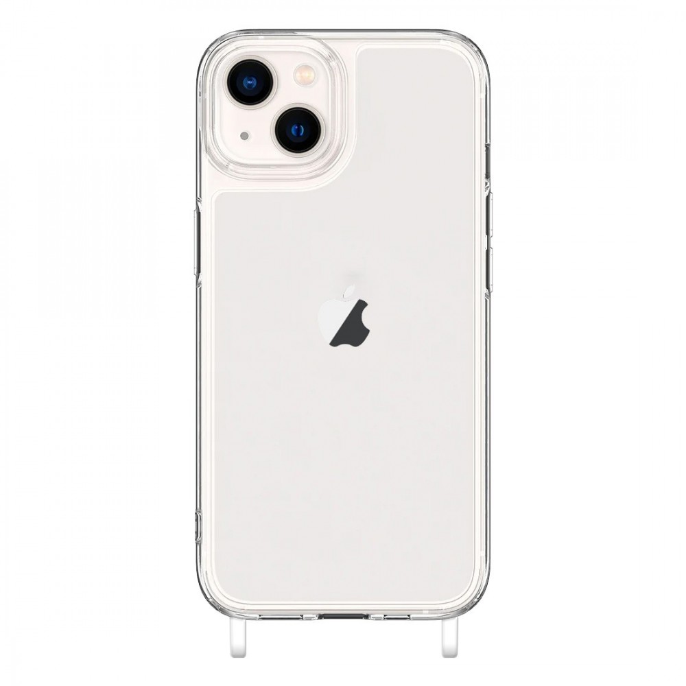 Coque renforcée  transparente Skinmoove TPU/PC avec anneau pour iphone 14